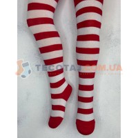 Колготки Дитячі KID STEP 5001 Демі Білий Смужка1:1