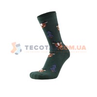 Шкарпетки Дитячі Дюна 4068 Зима Темно-зелений 2788