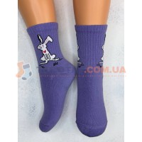 Шкарпетки Дитячі KID STEP 4431 Зима Бузковий Заєць