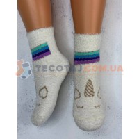 Шкарпетки Дитячі KID STEP 0034 Зима Молочний Единоріг