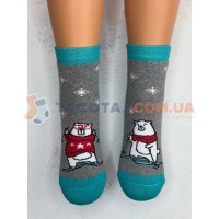 Шкарпетки Дитячі Легка Хода 9312 Зима Сірий меланж