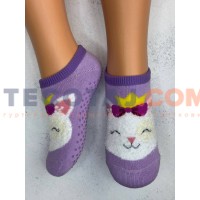 Шкарпетки Дитячі KID STEP 0502 Зима Бузковий Кошенятко