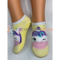 Шкарпетки Дитячі KID STEP 0502 Зима Жовтий Единоріжка