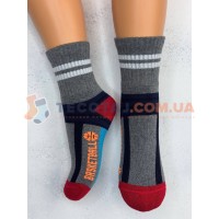 Шкарпетки Дитячі KID STEP 0529 Зима Сірий меланж Баскетбол+мяч