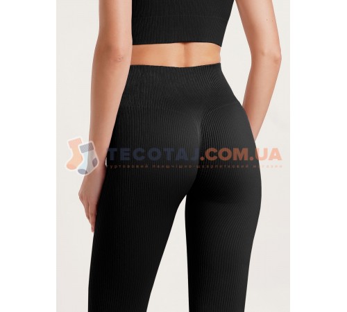 Легінси Жіночі GIULIA LEGGINGS RIB Чорний