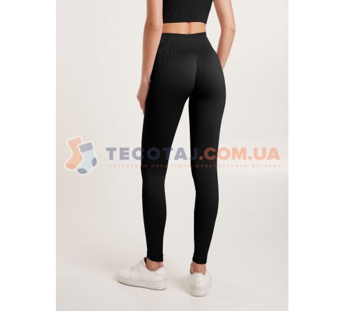 Легінси Жіночі GIULIA LEGGINGS RIB Чорний
