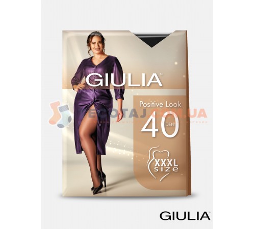 Колготки Жіночі GIULIA POSITIVE LOOK Демі 40  nero (Чорний) 