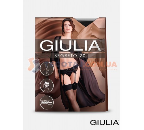 Панчохи Жіночі GIULIA SEGRETO 20 Демі 20 bianco (Білий) 