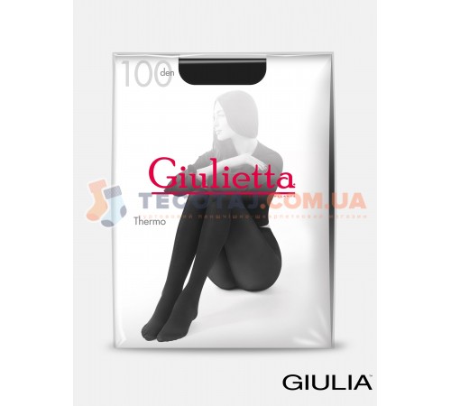 Колготки Жіночі GIULIA THERMO 100 Демі  nero (Чорний) 