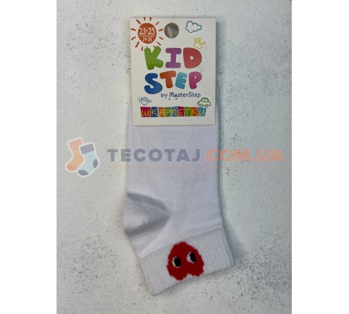 Шкарпетки Дитячі KID STEP 0015 Демі Білий Сердечко