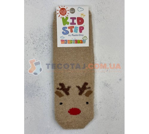 Шкарпетки Дитячі KID STEP 0037 Зима Бежевий Олень пухнастик