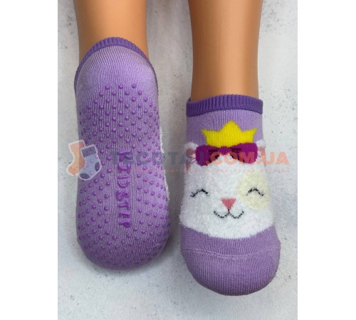 Шкарпетки Дитячі KID STEP 0502 Зима Бузковий Кошенятко