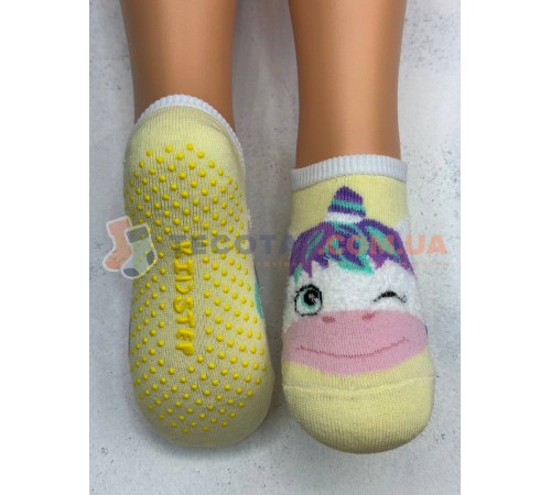 Шкарпетки Дитячі KID STEP 0502 Зима Жовтий Единоріжка