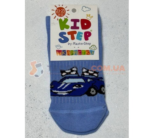 Шкарпетки Дитячі KID STEP 4029 Демі Блакитний Автівка /фініш