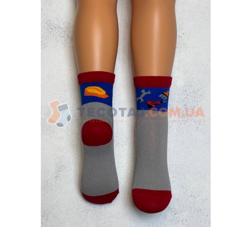 Шкарпетки Дитячі KID STEP 4031 Демі Сірий Будівельник