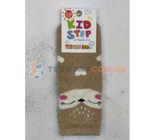 Шкарпетки Дитячі KID STEP 4036 Зима Бежевий Совушка/серця