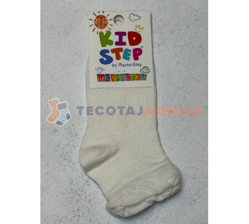 Шкарпетки Дитячі KID STEP 4323 Літо Молочний Рюша/сердечки