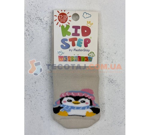 Шкарпетки Дитячі KID STEP 4533 Зима Бежевий Пінгвін у шапці