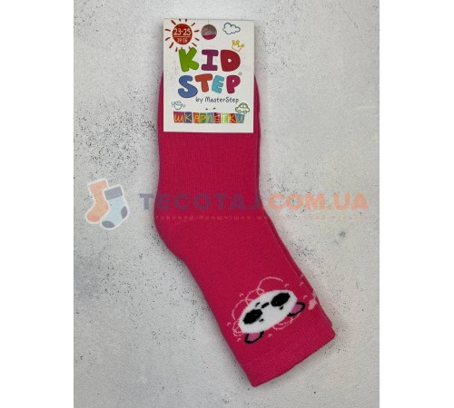 Шкарпетки Дитячі KID STEP 4539 Зима Кораловий Панда/серця